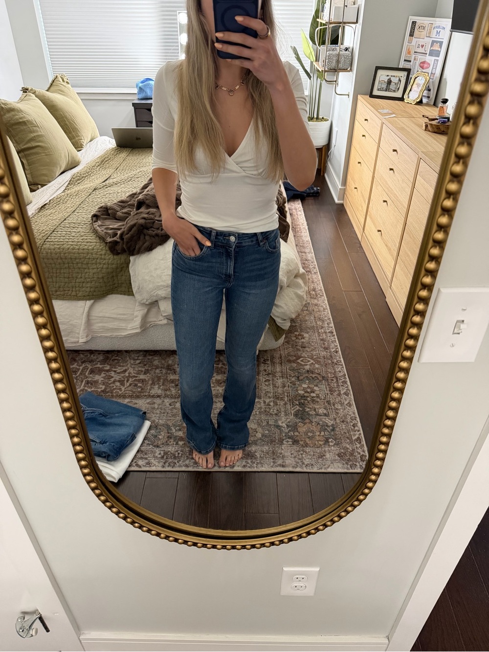 Classic Mid-Blue Women’s Jeans